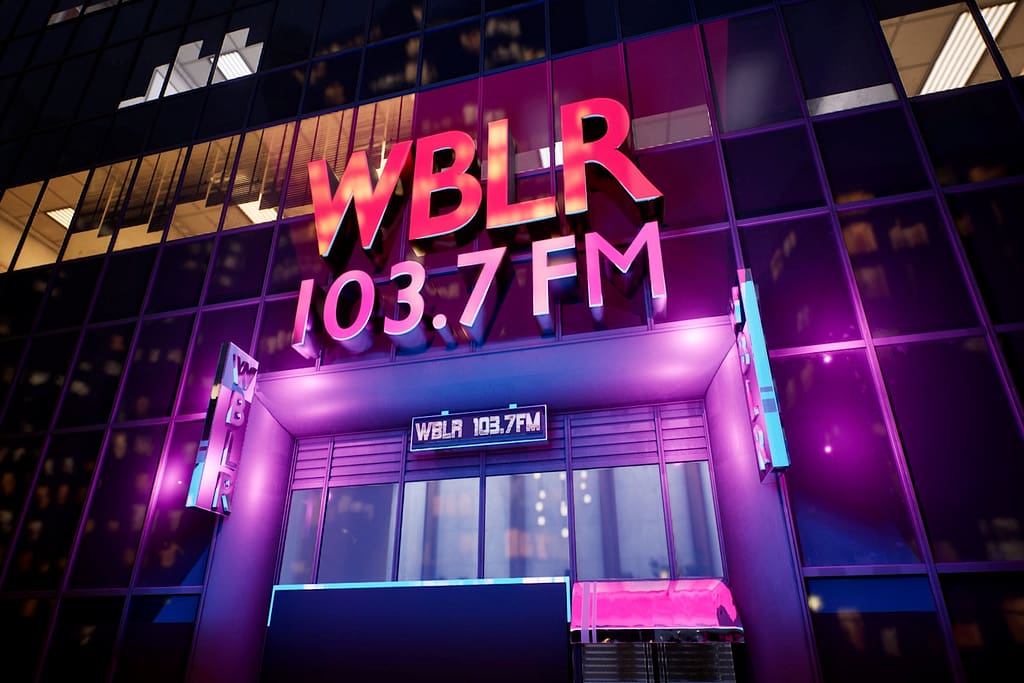 WBLR 103.7 FM Building Entrance